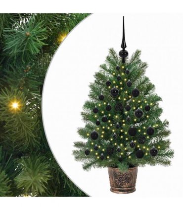 vidaXL Artificial Christmas Tree Green 95 cm PE and PVC