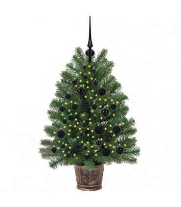 vidaXL Artificial Christmas Tree Green 95 cm PE and PVC