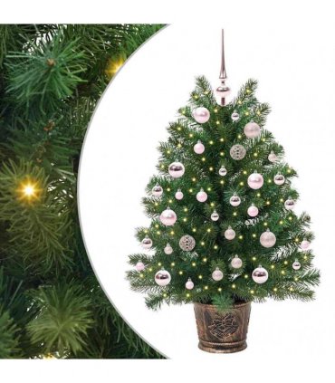 vidaXL Artificial Christmas Tree Green 95 cm PE and PVC