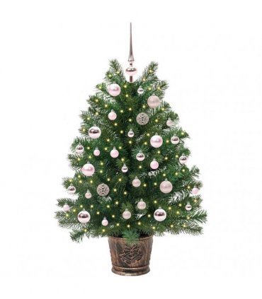 vidaXL Artificial Christmas Tree Green 95 cm PE and PVC