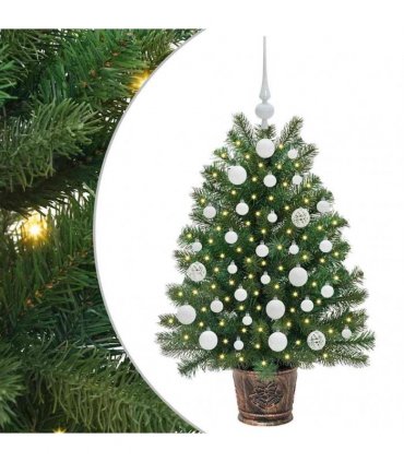 vidaXL Artificial Christmas Tree Green 95 cm PE and PVC