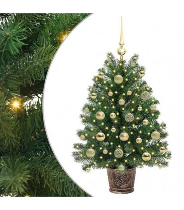 vidaXL Artificial Christmas Tree Green 95 cm PE and PVC