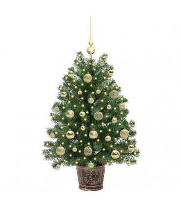 vidaXL Artificial Christmas Tree Green 95 cm PE and PVC