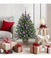vidaXL Artificial Christmas Tree Green 95 cm PE and PVC