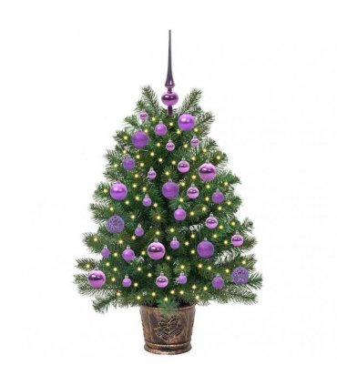 vidaXL Artificial Christmas Tree Green 95 cm PE and PVC
