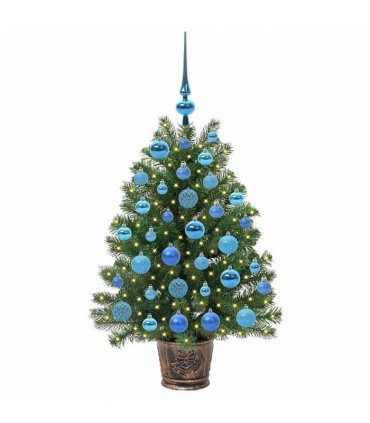 vidaXL Artificial Christmas Tree Green 95 cm PE and PVC