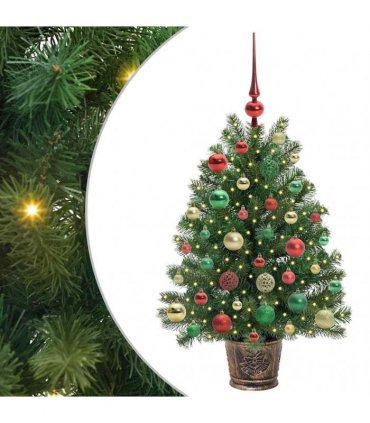 vidaXL Artificial Christmas Tree Green 95 cm PE and PVC