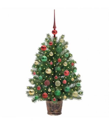 vidaXL Artificial Christmas Tree Green 95 cm PE and PVC