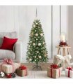 vidaXL Artificial Christmas Tree Green 120 cm PE and PVC