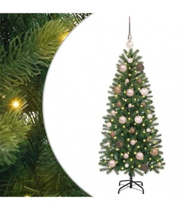 vidaXL Artificial Christmas Tree Green 120 cm PE and PVC