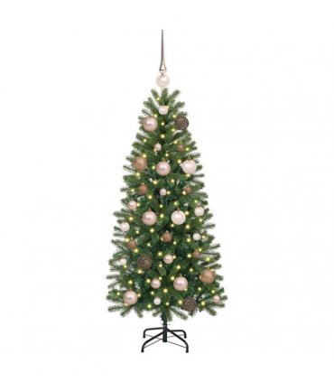 vidaXL Artificial Christmas Tree Green 120 cm PE and PVC