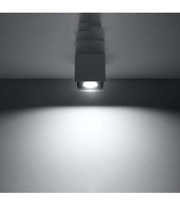 Ceiling lamp aluminum Quad modern Design G9 10/10/10 cm anthracite
