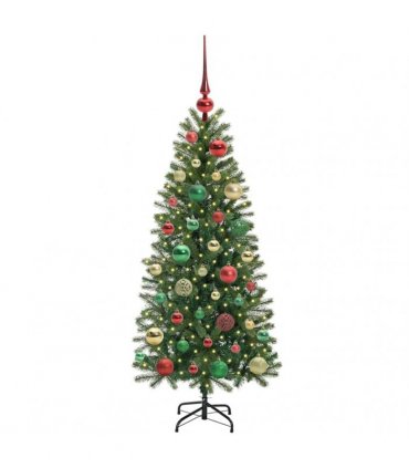 vidaXL Artificial Christmas Tree Green 120 cm PE and PVC