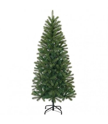 vidaXL Artificial Christmas Tree Green 150 cm PE and PVC