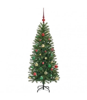 vidaXL Artificial Christmas Tree Green 150 cm PE and PVC