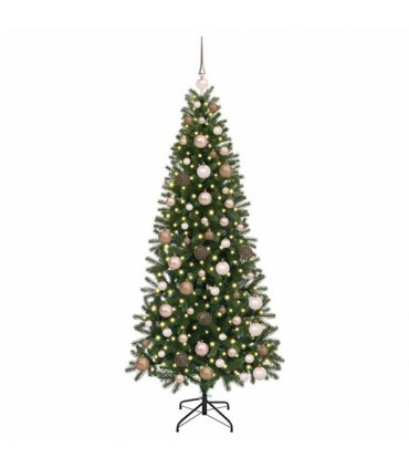 vidaXL Artificial Christmas Tree Green 180 cm PE and PVC