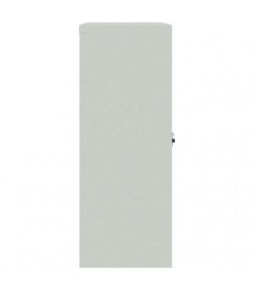 vidaXL File Cabinet Light Grey 90x40x105 cm Steel