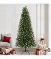 vidaXL Artificial Christmas Tree Green 240 cm PE and PVC