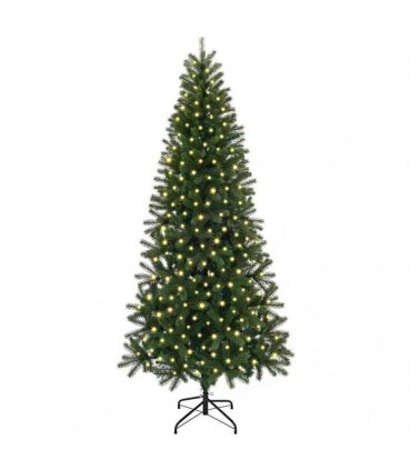 vidaXL Artificial Christmas Tree Green 240 cm PE and PVC