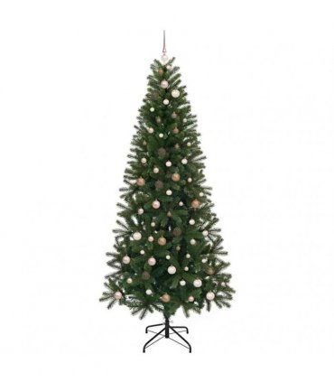vidaXL Artificial Christmas Tree Green 240 cm PE and PVC