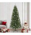 vidaXL Artificial Christmas Tree Green 240 cm PE and PVC