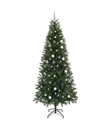 vidaXL Artificial Christmas Tree Green 240 cm PE and PVC