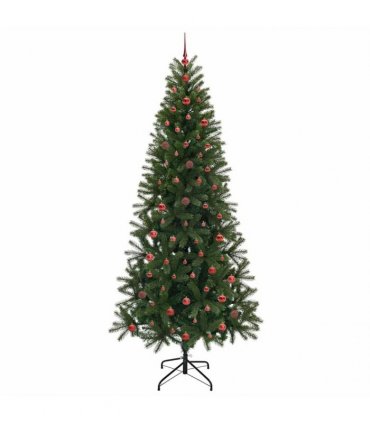vidaXL Artificial Christmas Tree Green 240 cm PE and PVC