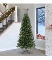 vidaXL Artificial Christmas Tree Green 240 cm PE and PVC