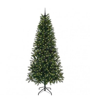 vidaXL Artificial Christmas Tree Green 240 cm PE and PVC