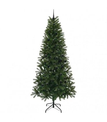 vidaXL Artificial Christmas Tree Green 240 cm PE and PVC