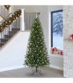 vidaXL Artificial Christmas Tree Green 240 cm PE and PVC