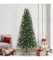 vidaXL Artificial Christmas Tree Green 240 cm PE and PVC