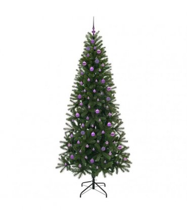 vidaXL Artificial Christmas Tree Green 240 cm PE and PVC