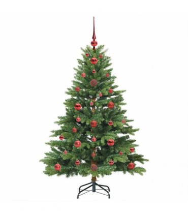 vidaXL Artificial Hinged Christmas Tree 120 cm 150 LEDs Warm White
