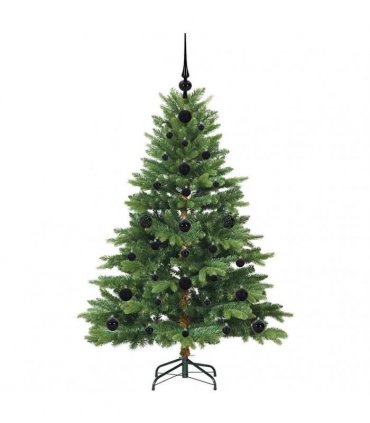 vidaXL Artificial Hinged Christmas Tree 120 cm 150 LEDs Warm White