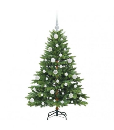 vidaXL Artificial Hinged Christmas Tree 120 cm 150 LEDs Warm White