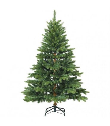 vidaXL Artificial Hinged Christmas Tree 120 cm 150 LEDs Warm White