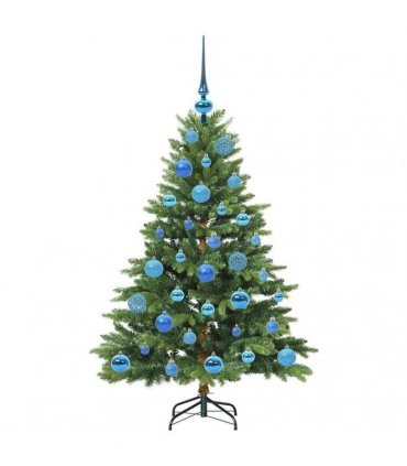 vidaXL Artificial Hinged Christmas Tree 120 cm 150 LEDs Warm White
