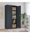 vidaXL File Cabinet Anthracite 90x40x180 cm Steel