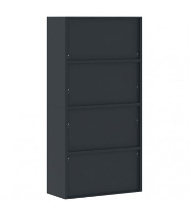 vidaXL File Cabinet Anthracite 90x40x180 cm Steel