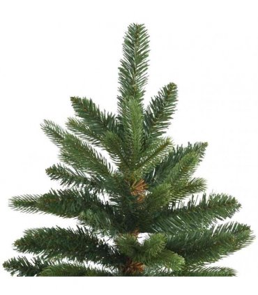 vidaXL Artificial Hinged Christmas Tree 240 cm 300 LEDs Warm White