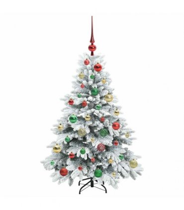 vidaXL Artificial Hinged Christmas Tree 120 cm 150 LEDs Warm White