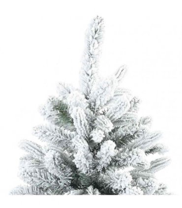 vidaXL Artificial Hinged Christmas Tree 240 cm 300 LEDs Warm White