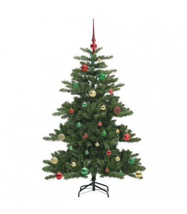 vidaXL Artificial Hinged Christmas Tree Green 150 cm PVC