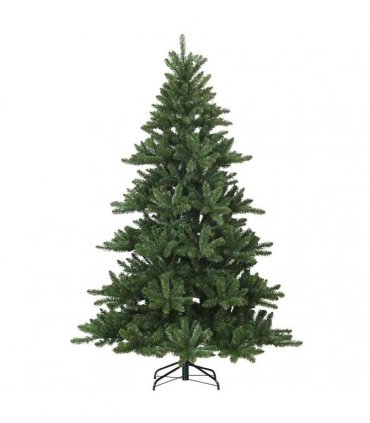 vidaXL Artificial Hinged Christmas Tree Green 240 cm PVC