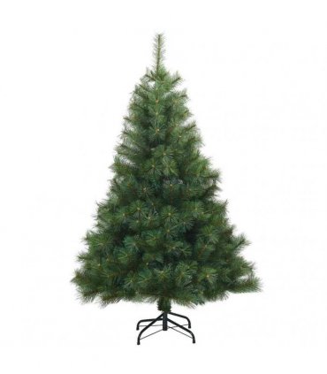 vidaXL Artificial Hinged Christmas Tree Green 120 cm PE and PVC