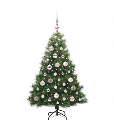 vidaXL Artificial Hinged Christmas Tree Green 120 cm PE and PVC