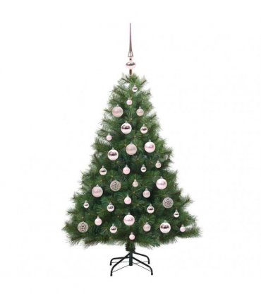 vidaXL Artificial Hinged Christmas Tree Green 120 cm PE and PVC