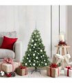 vidaXL Artificial Hinged Christmas Tree Green 120 cm PE and PVC