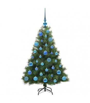 vidaXL Artificial Hinged Christmas Tree Green 120 cm PE and PVC